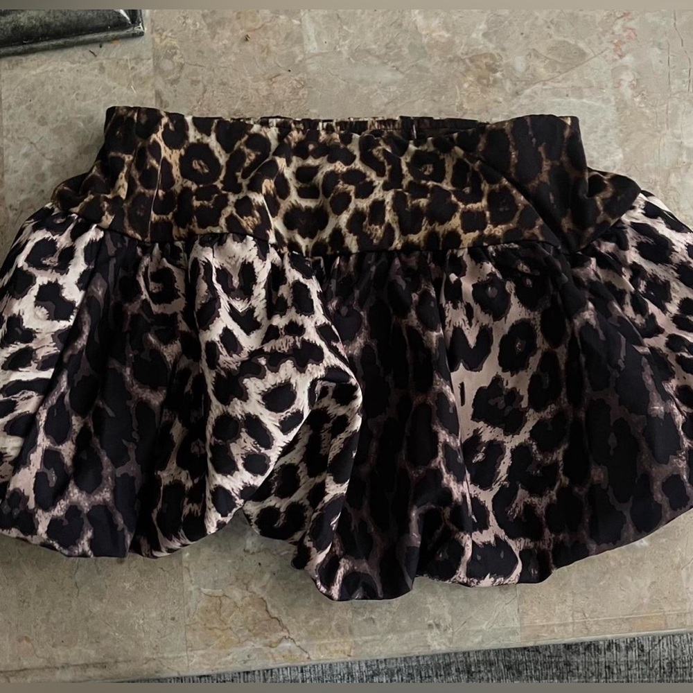 Leopard Print Skirt